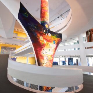 Vista da instalação de Tanka Fonta durante a 36ª Bienal de São Paulo © Levi Fanan - Fundação Bienal